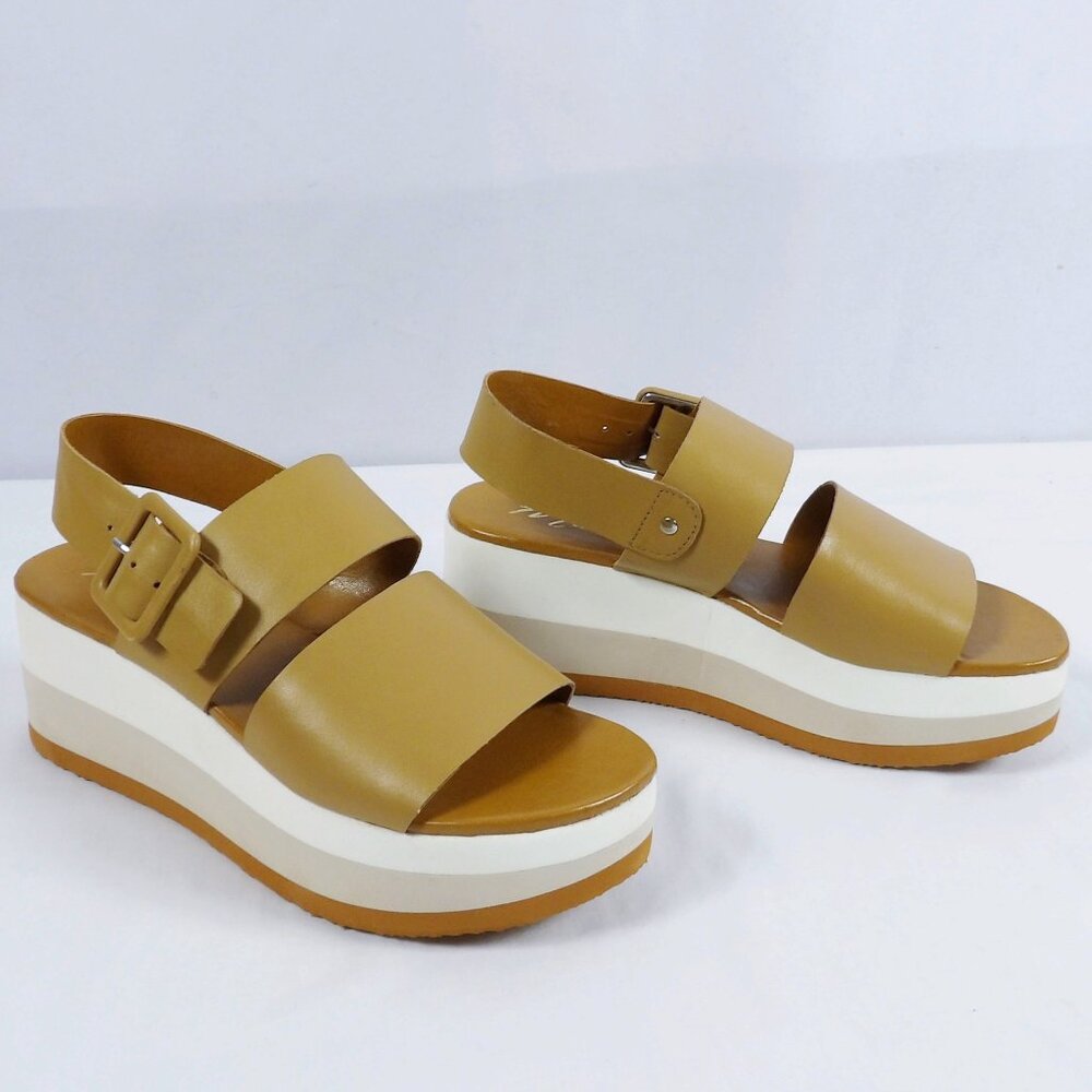 Matisse JAMs Double Strap Platform Sandal TAN New in Box - Picture 13 of 14